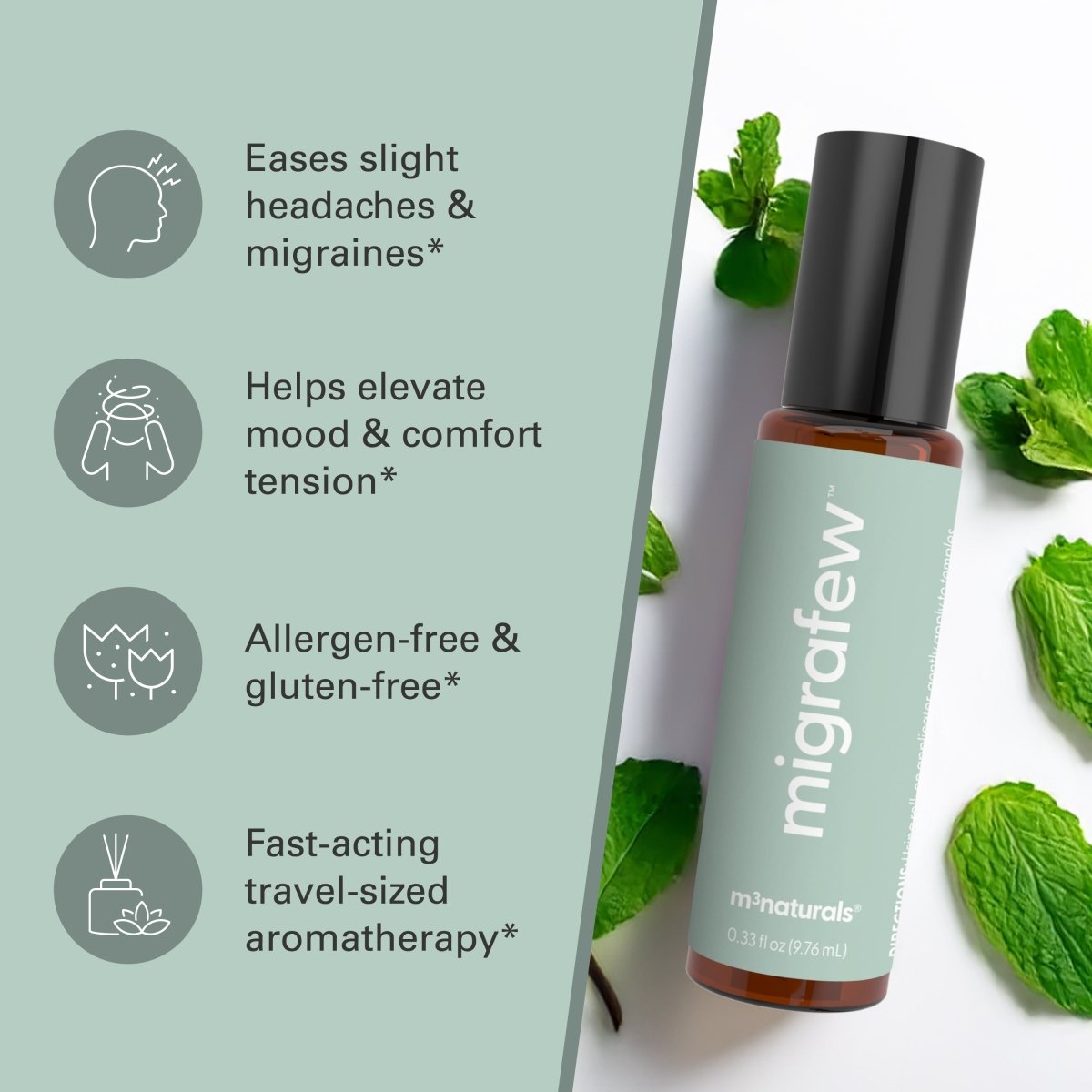 Migrafew Aromatherapy Migraine Roll-On