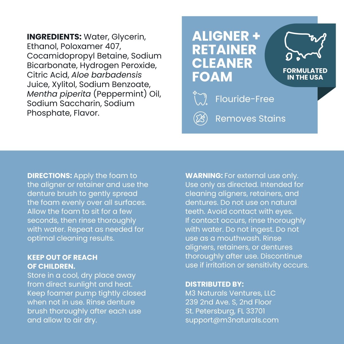 Aligner & Retainer Cleaner Foam Bundle