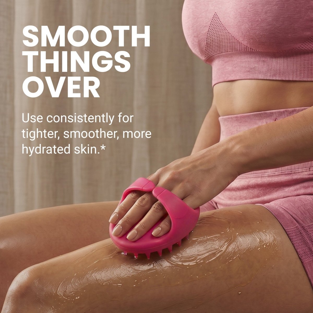 Anti-Cellulite Oil + Silicone Brush Kit