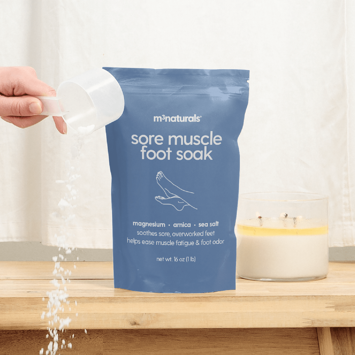 Sore Muscle Foot Soak, 16oz
