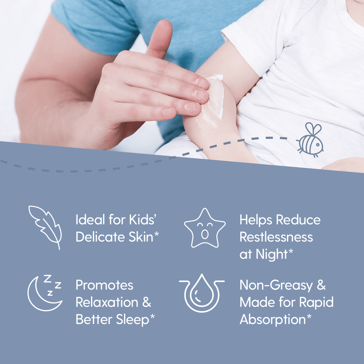 Magnesium Lotion for Kids, Sore Muscle 8 fl oz