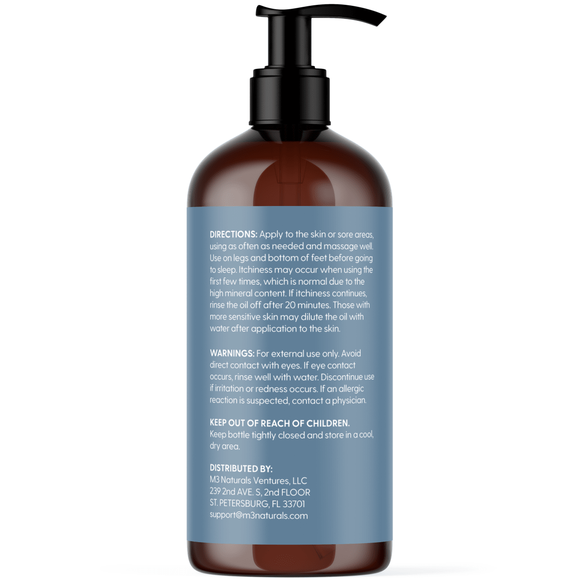 Magnesium Massage Oil, 8oz