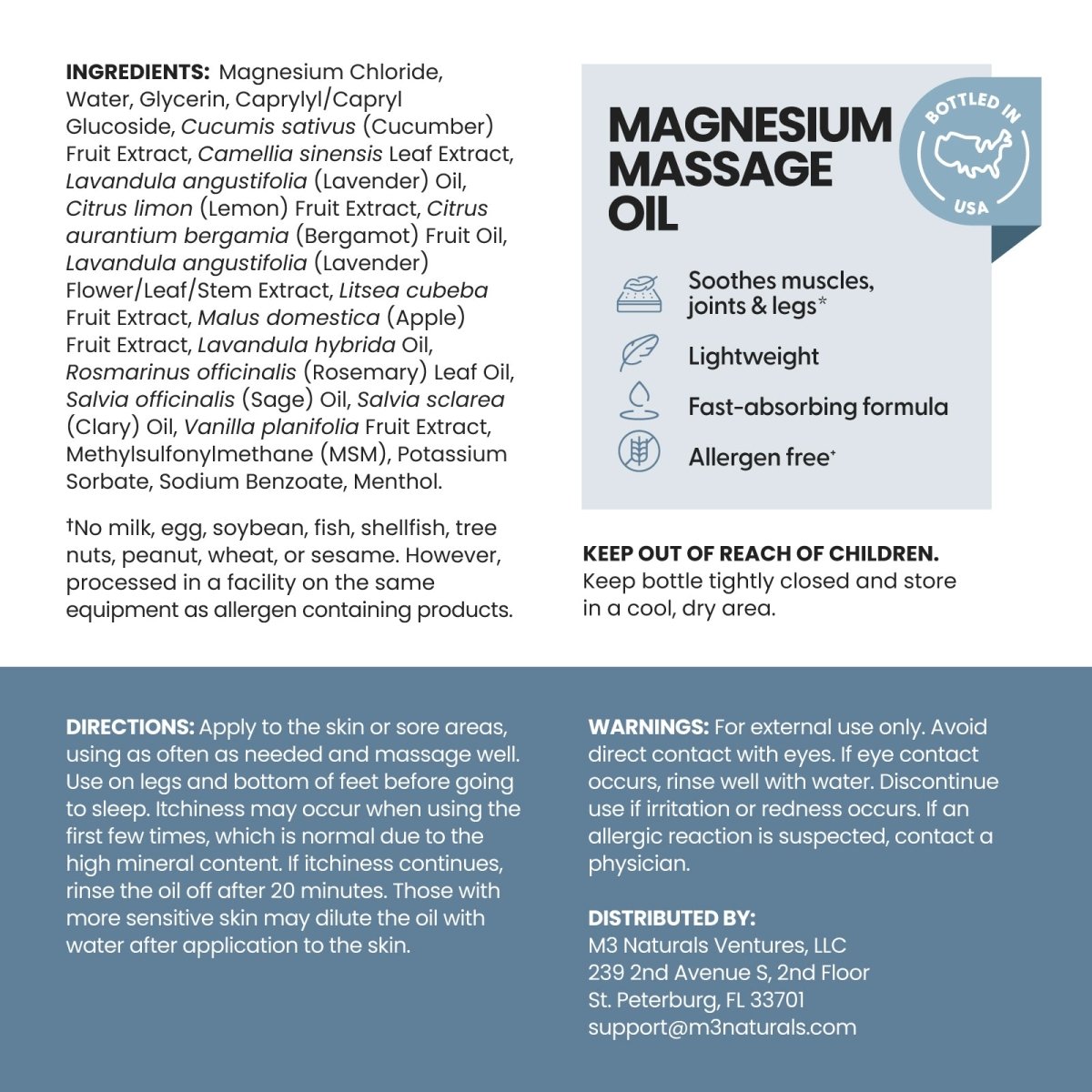 Magnesium Massage Oil