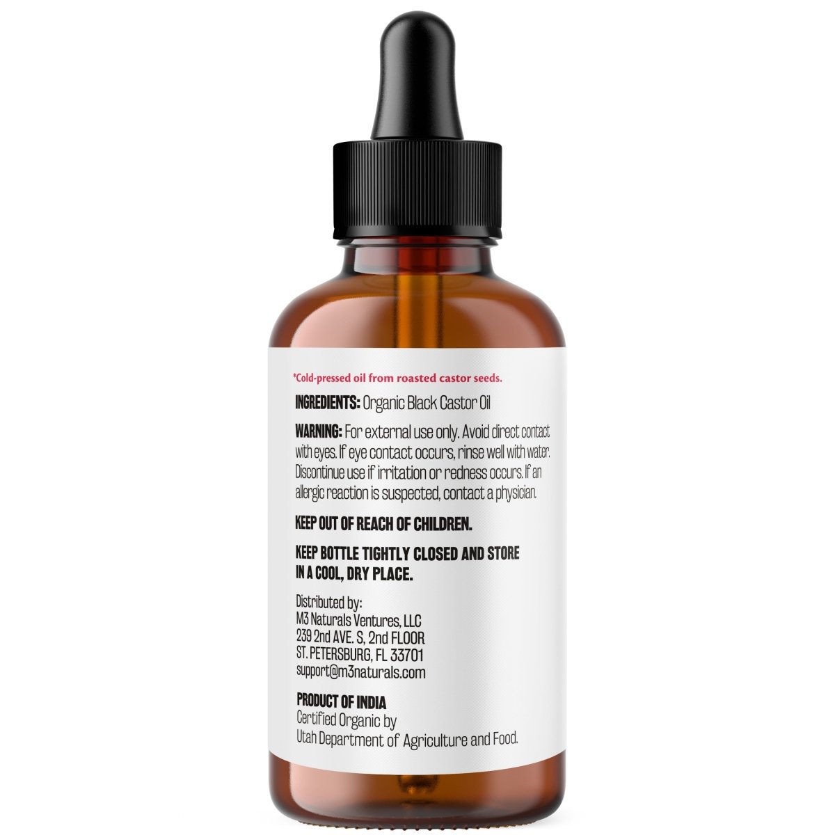 Organic Black Castor Oil Liquid