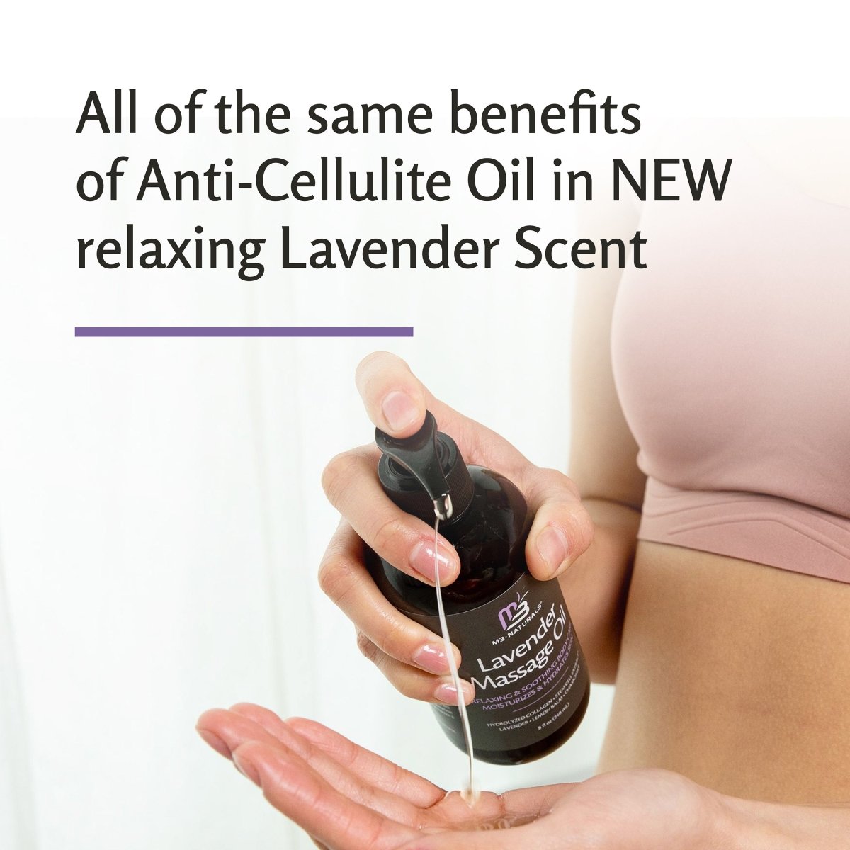 Relaxing Massage Oil, Lavender, 8fl oz