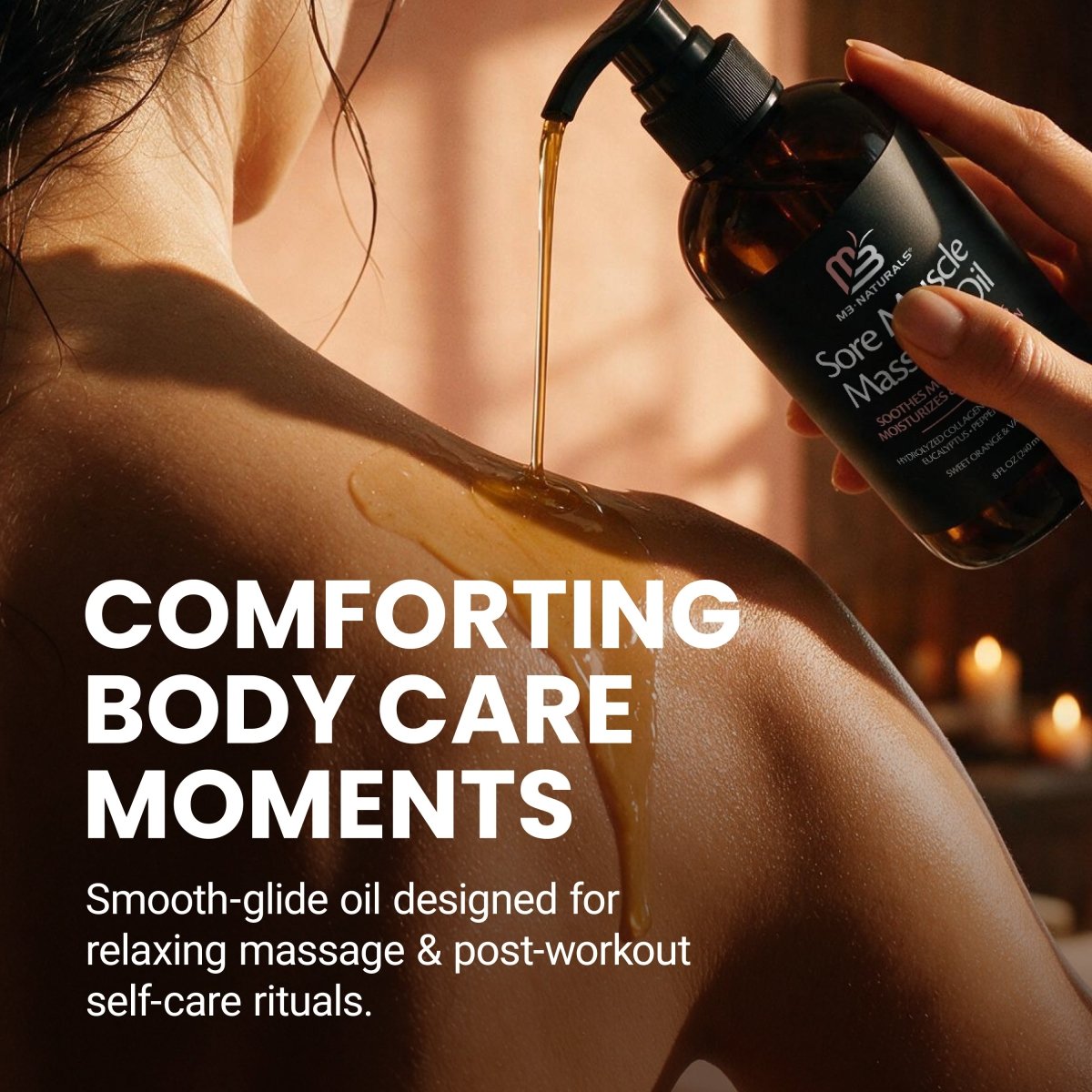 Sore Muscle Massage Oil, 8fl oz