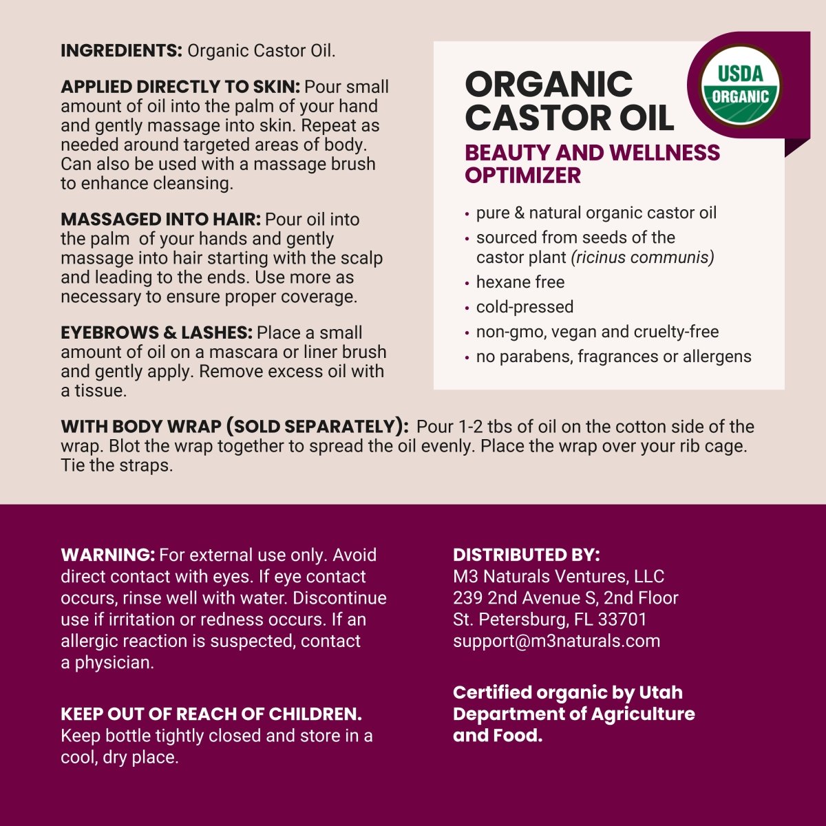 Organic Castor Oil