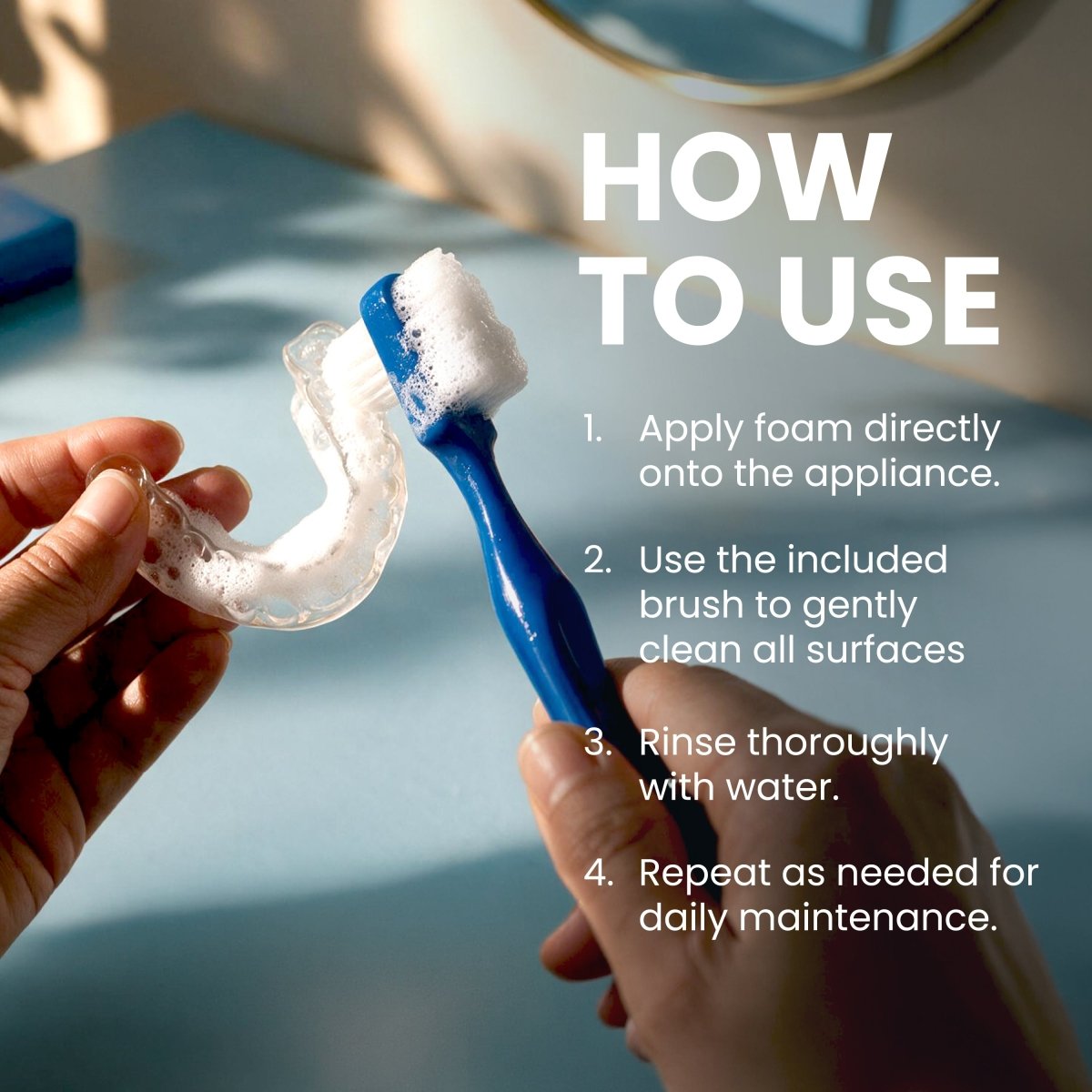 Aligner & Retainer Cleaner Foam Bundle