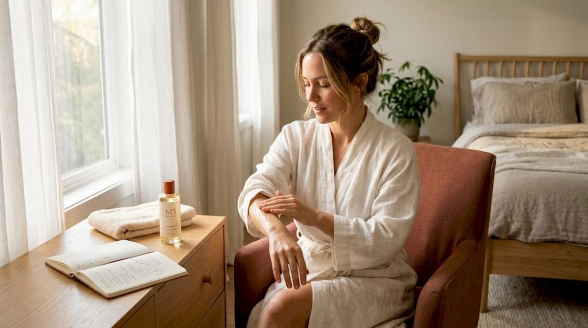 How massage oils absorb in skin: A natural skincare guide - M3 Naturals
