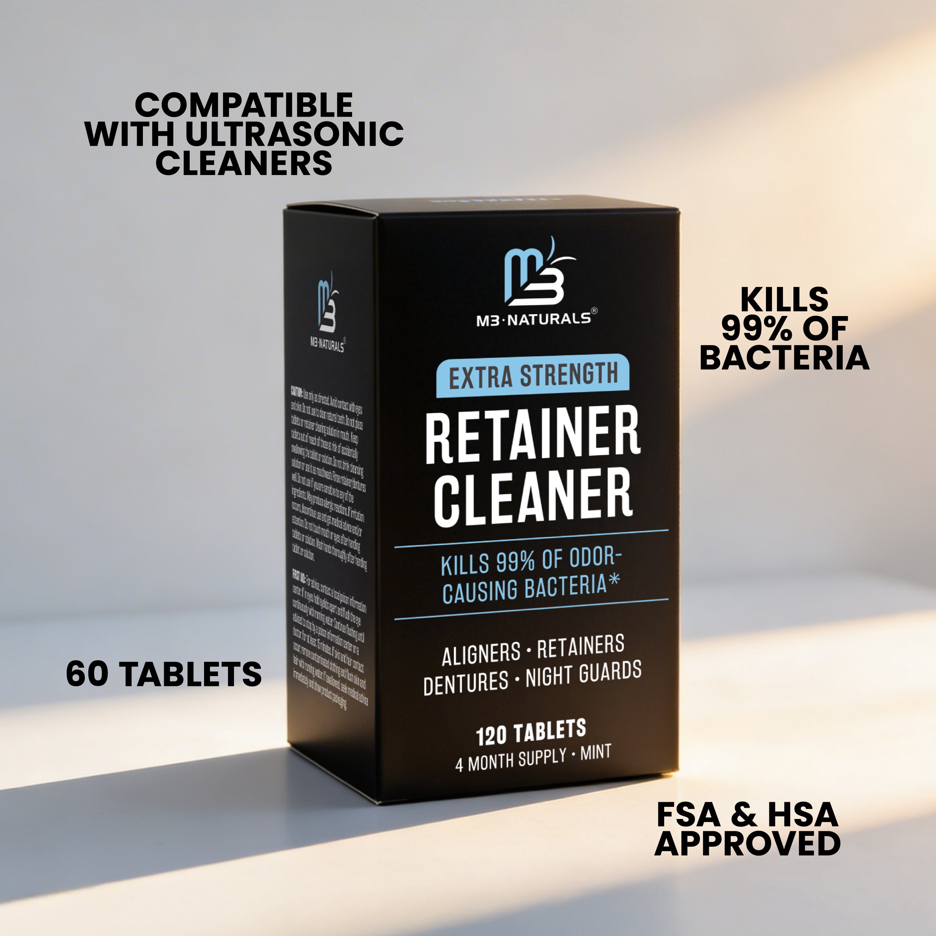 Retainer Cleaner, Mint, 120ct