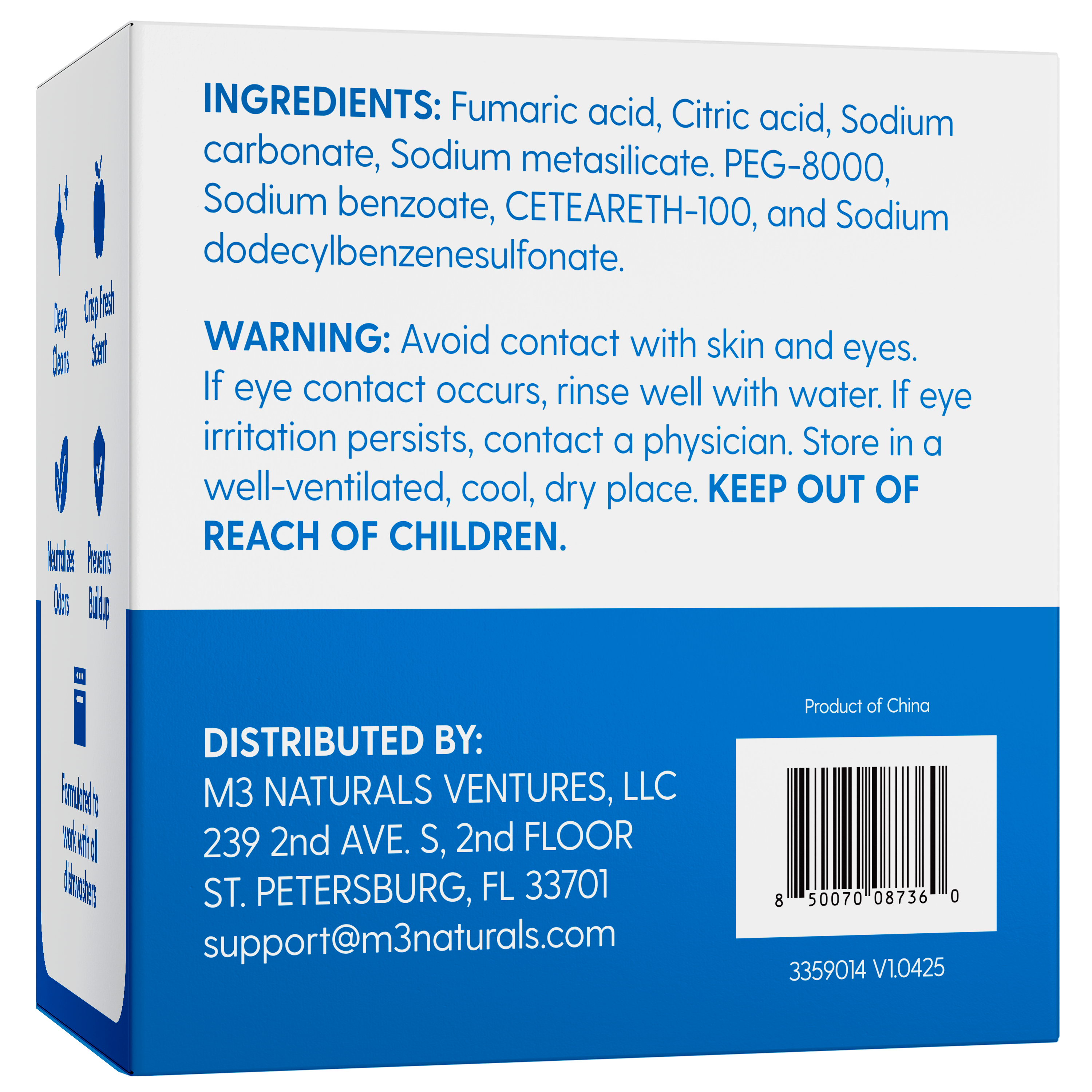 Dishwasher Cleaner, Apple, 24ct