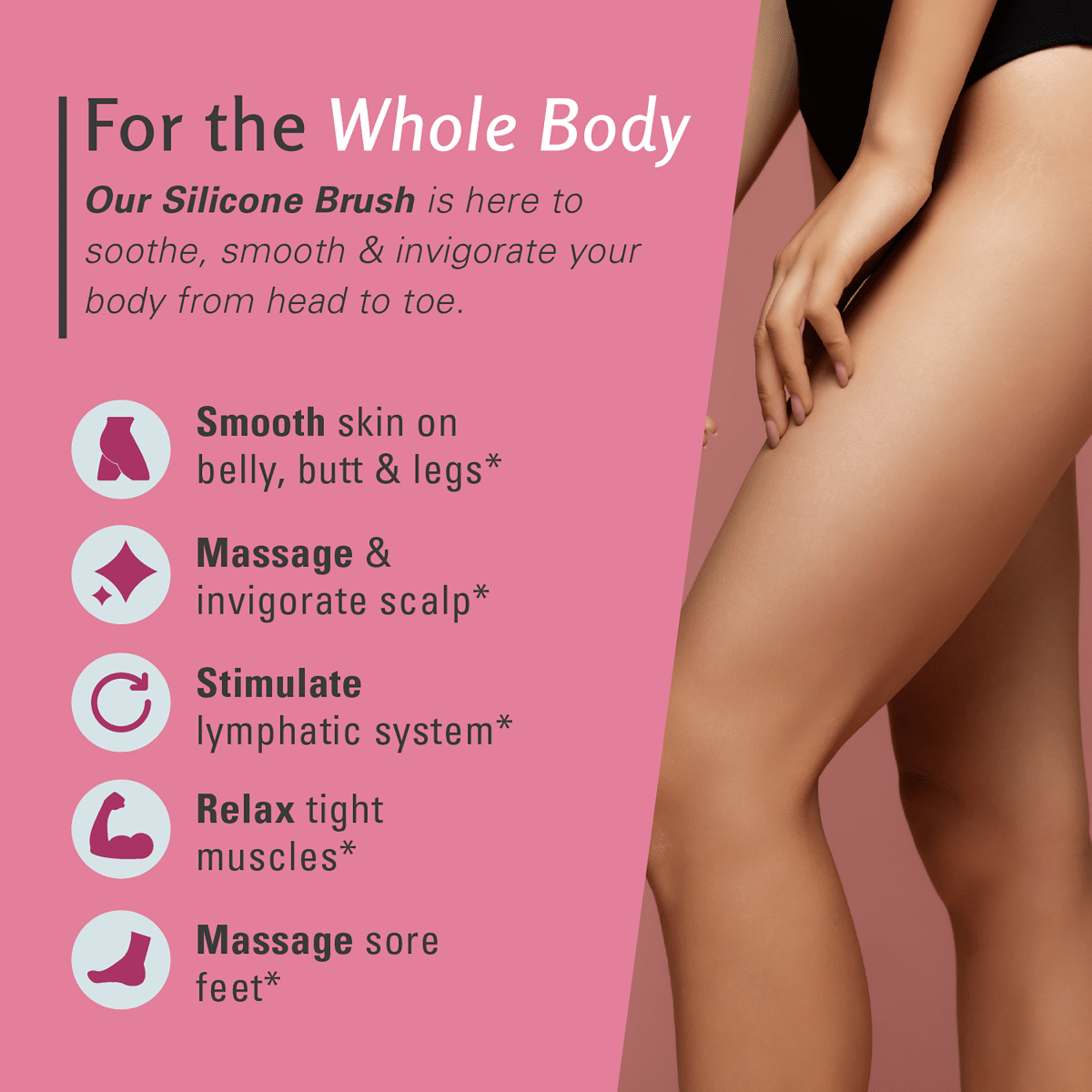 Anti-Cellulite Silicone Body Brush