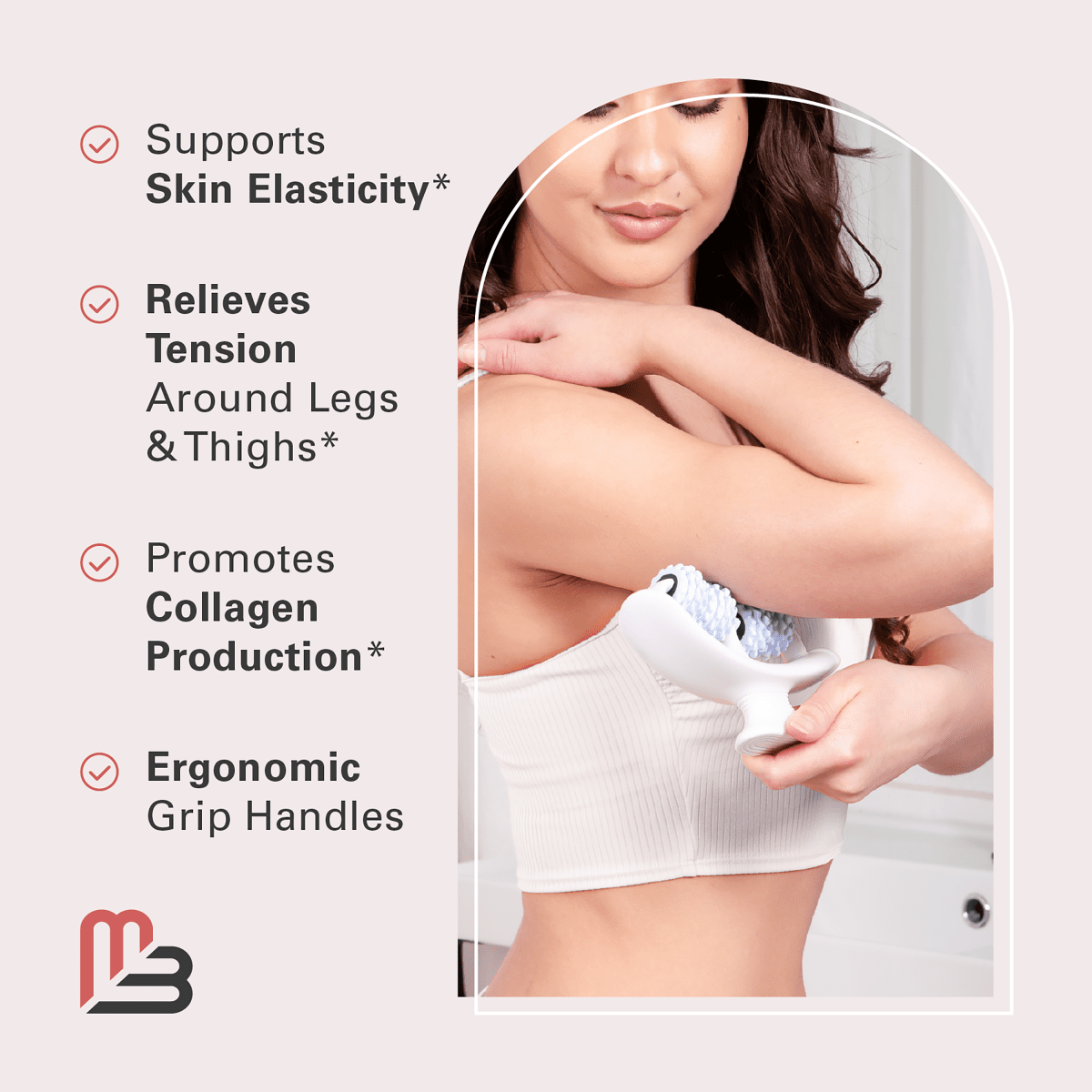 Sore Muscle Massage Oil + Anti Cellulite Massage Roller Kit