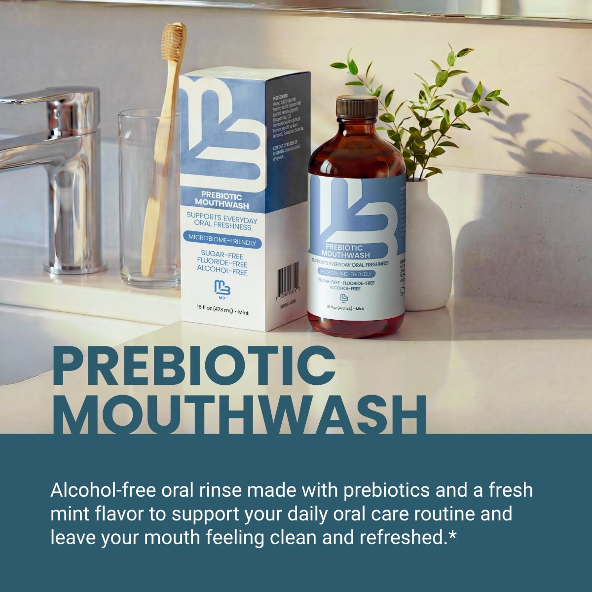 Prebiotic Mouthwash, Mint