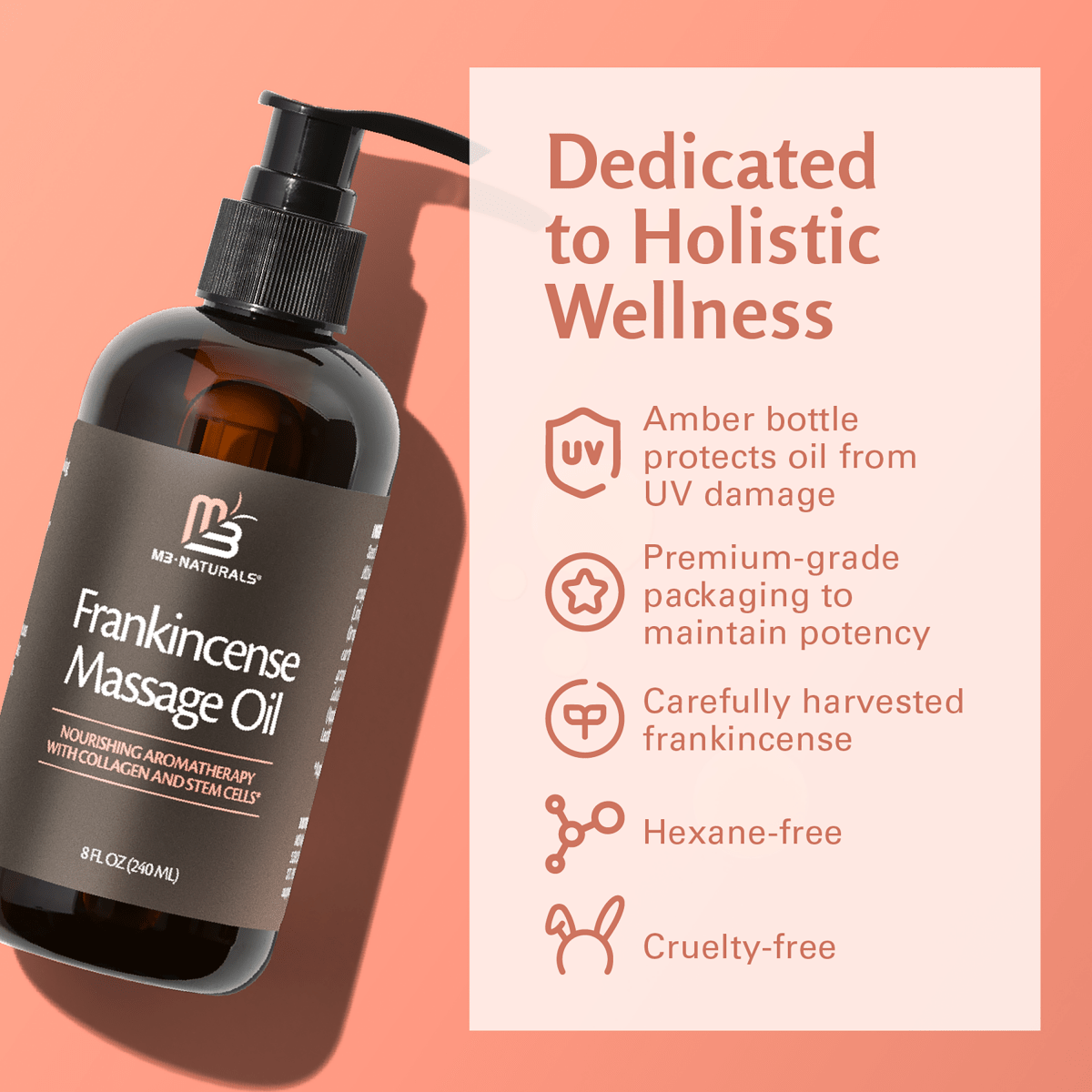 Frankincense Massage Oil, 8oz