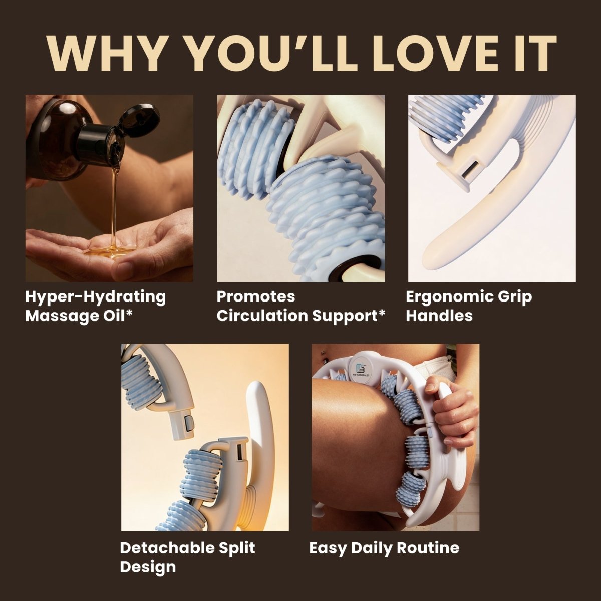 Anti Cellulite Oil + Massager Kit
