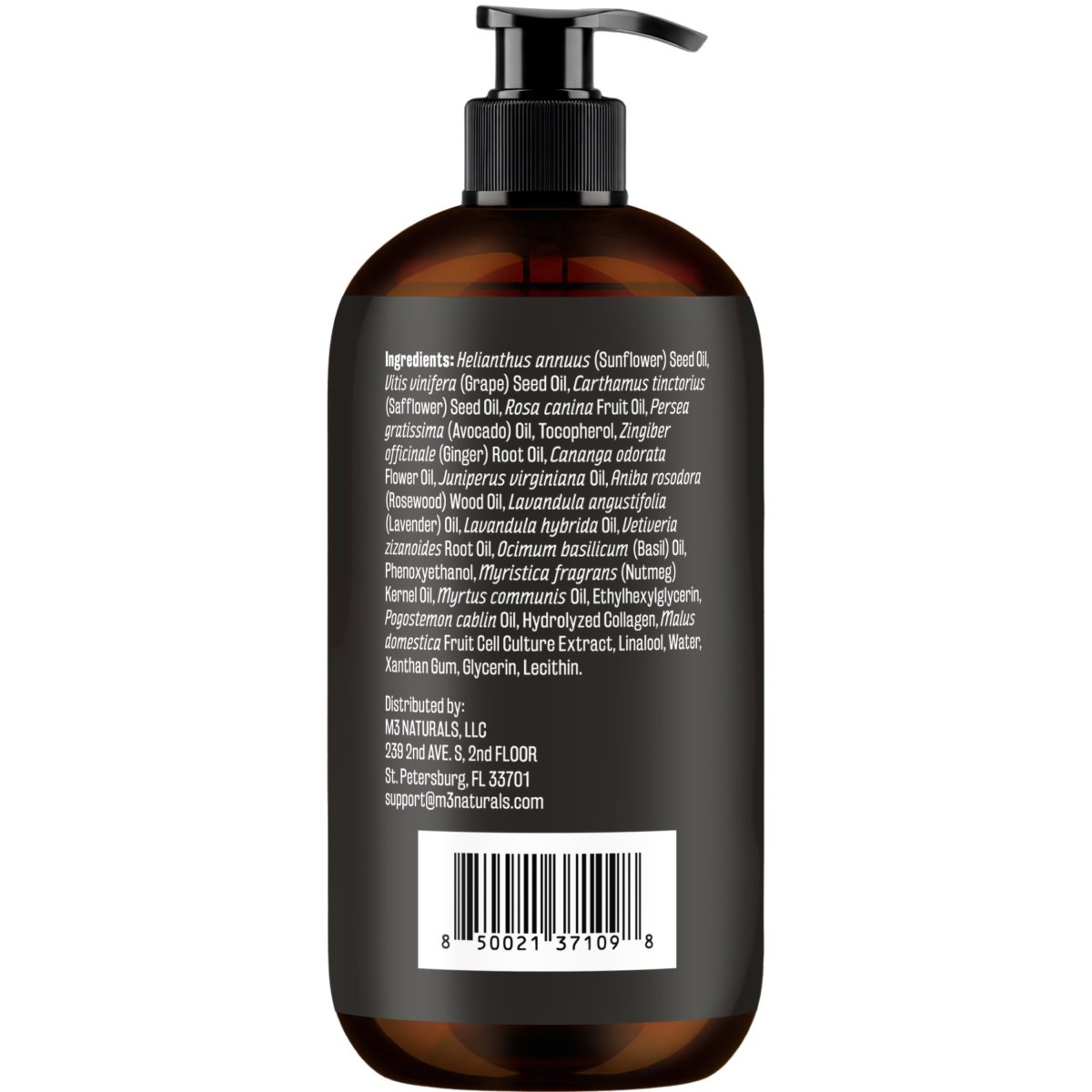Lymphatic Massage Oil, Ylang Ylang & Ginger, 8oz