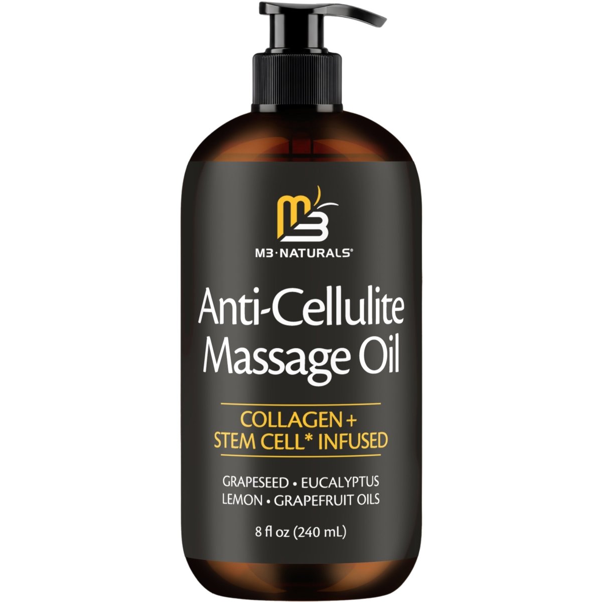 Anti-Cellulite Massage Oil, Grapefruit & Lemon, 8oz