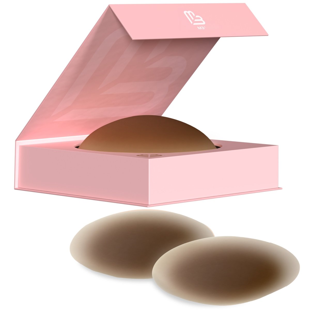 Reusable Stickies Nipple Covers, Cocoa