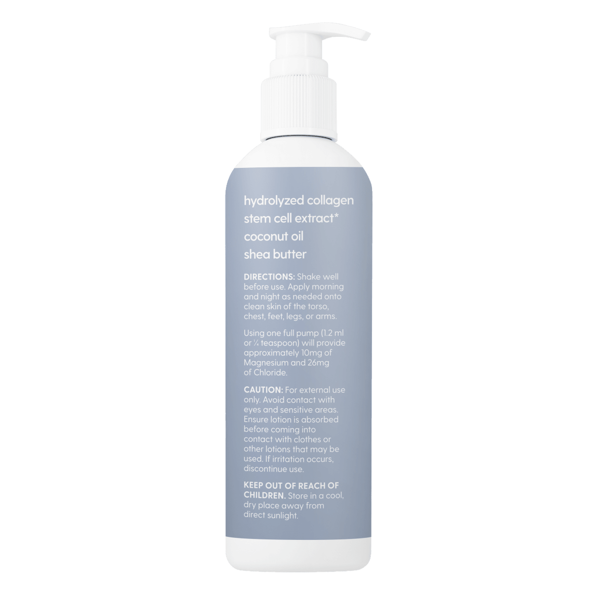 Magnesium Lotion Unscented, 8fl oz