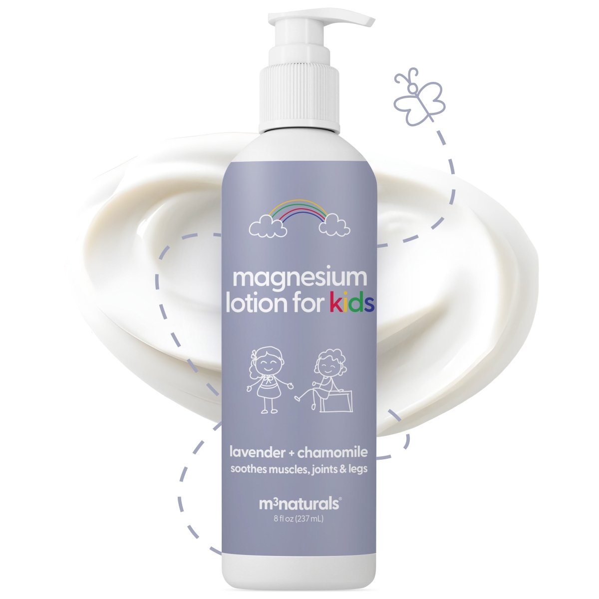 Magnesium Lotion for Kids, Lavender 8 fl oz