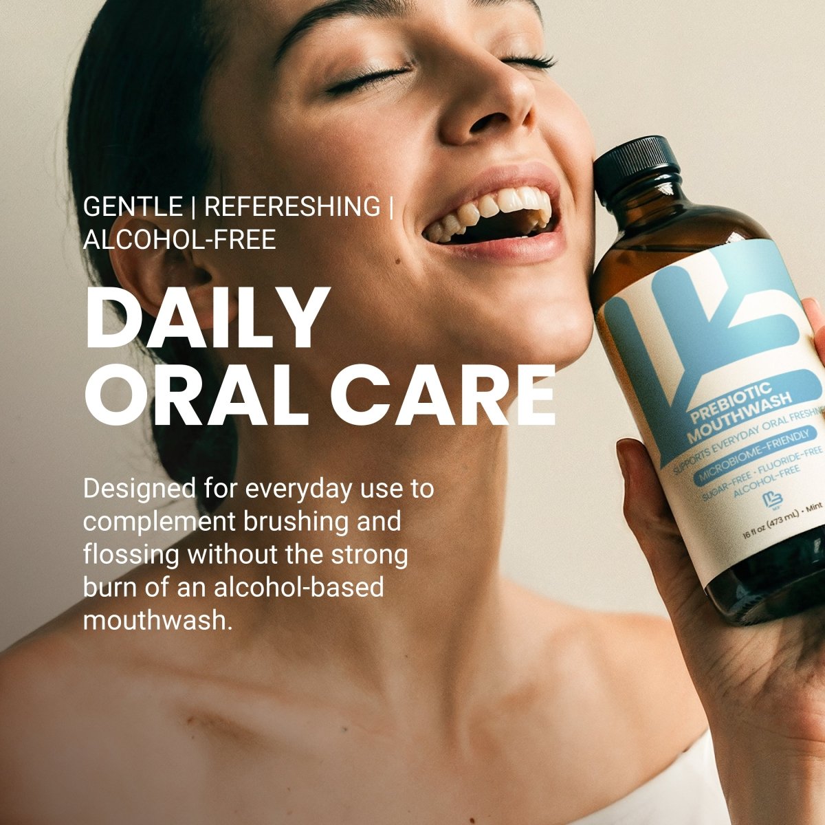 Prebiotic Mouthwash, Mint