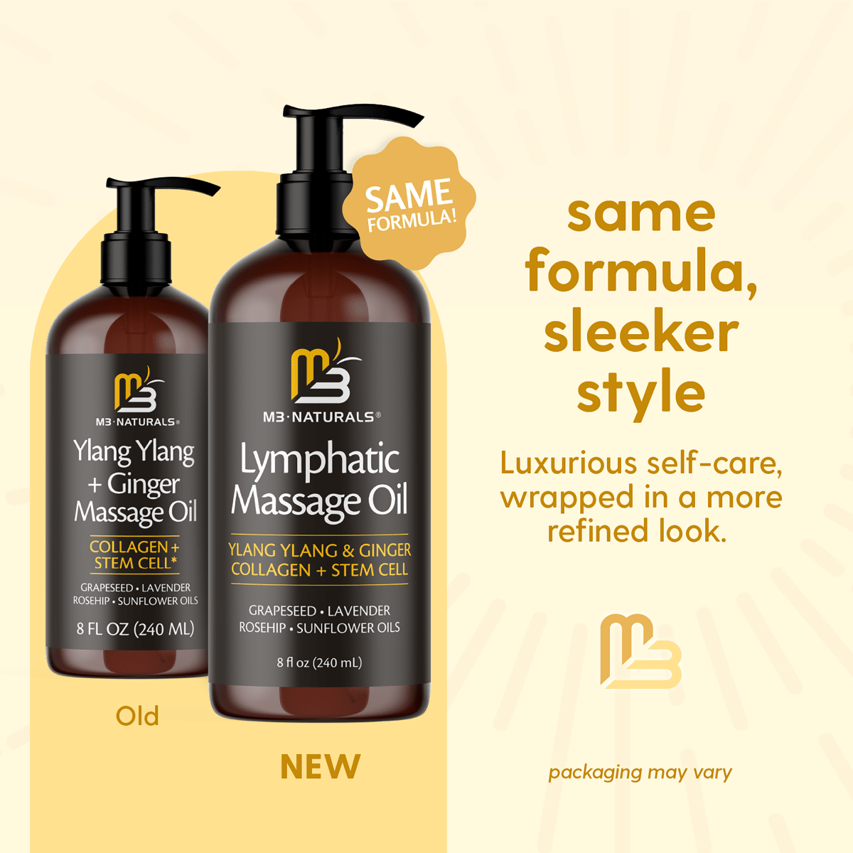 Massage Oil, Ylang Ylang & Ginger, 8oz