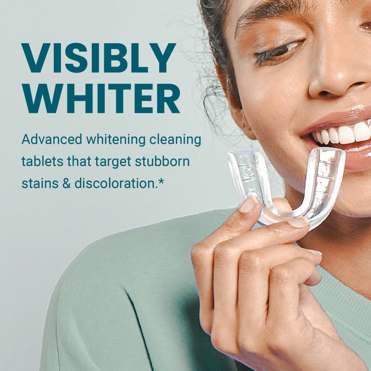Retainer Cleaner Overnight + Whitening, Mint, 120ct