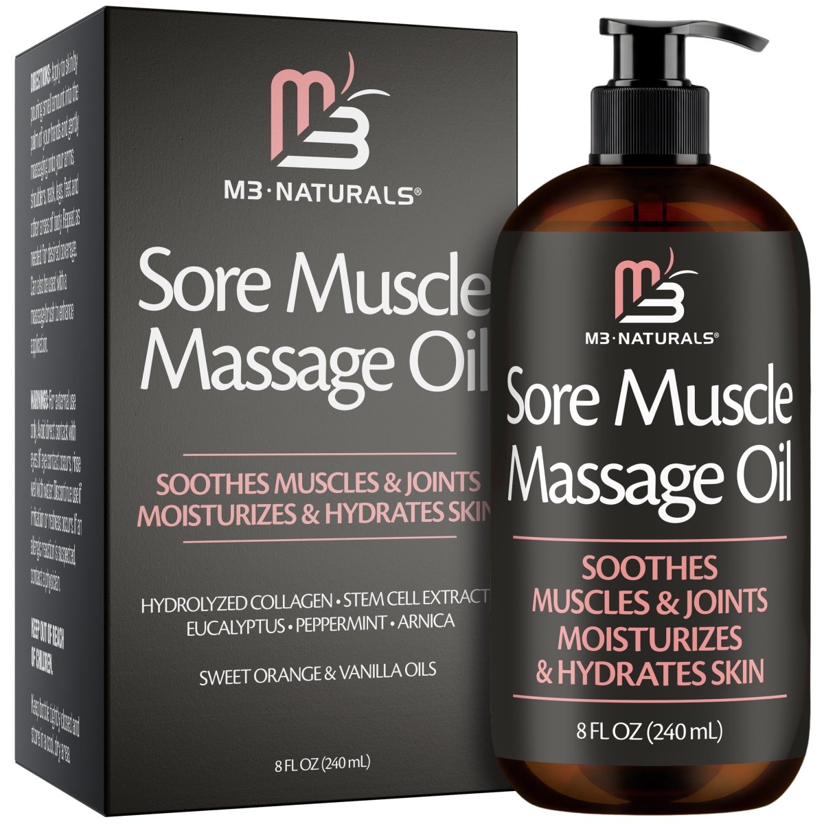 Sore Muscle Massage Oil, 8fl oz