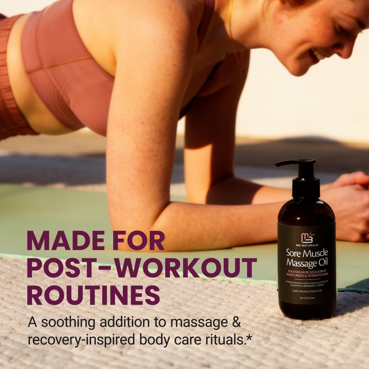 Sore Muscle Massage Oil, 8fl oz