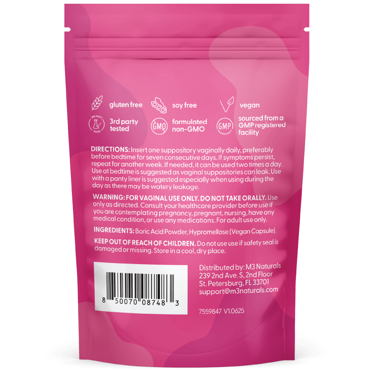 Boric Acid Capsules, 30ct