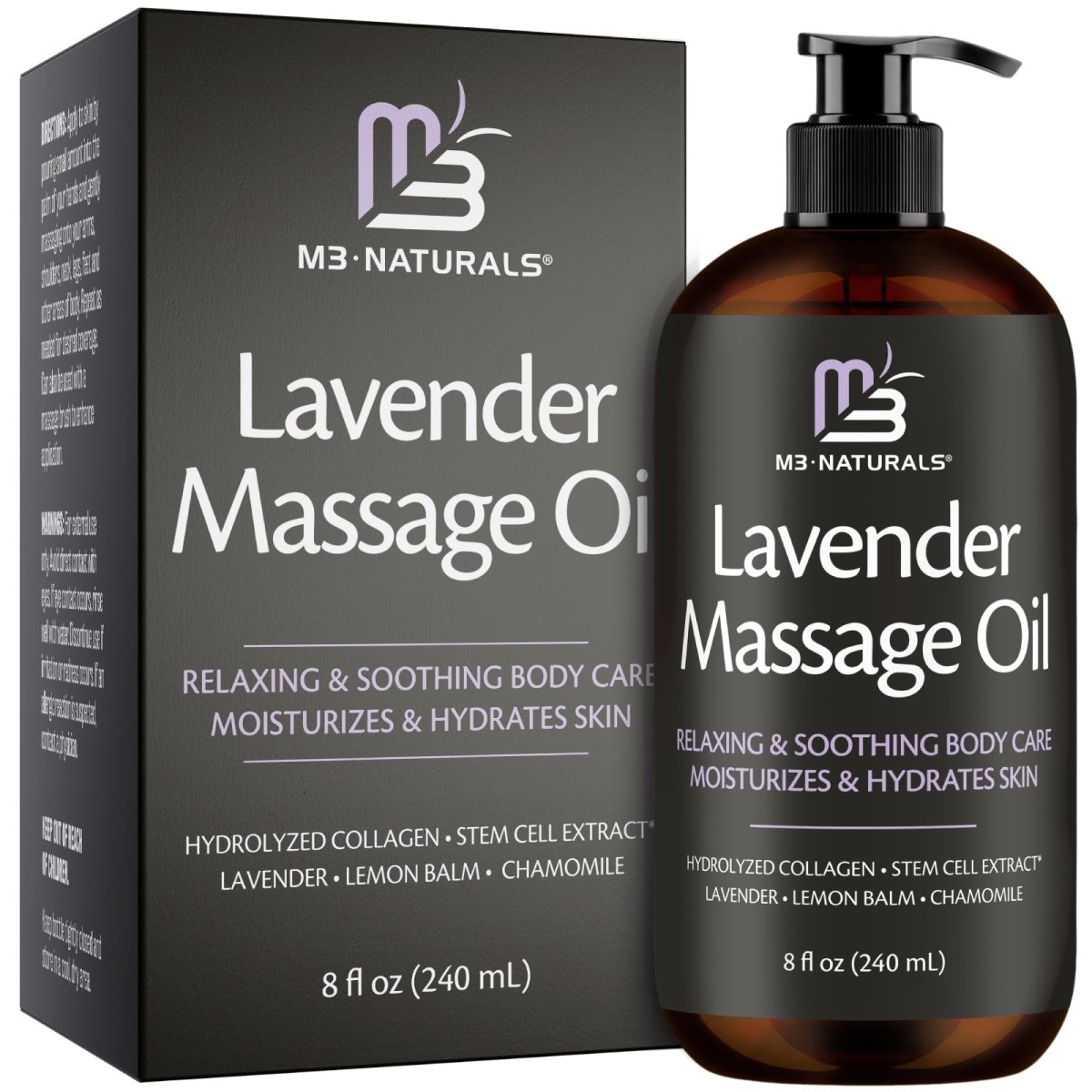 Relaxing Massage Oil, Lavender, 8fl oz