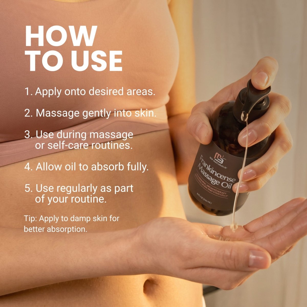 Frankincense Massage Oil, 8oz