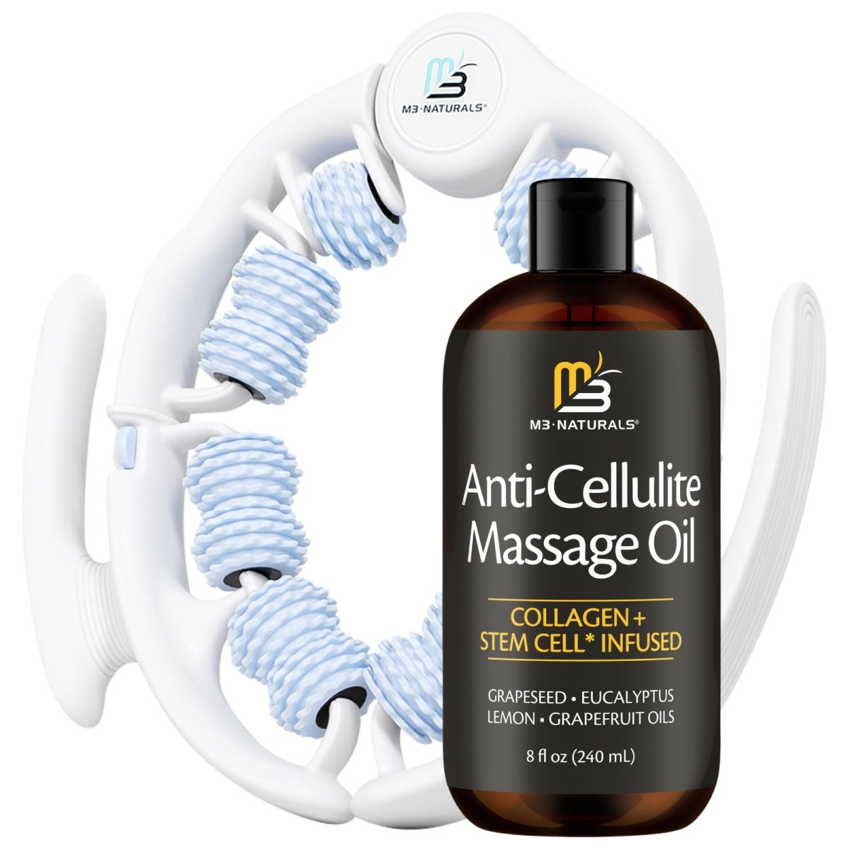 Anti Cellulite Oil + Massager Kit