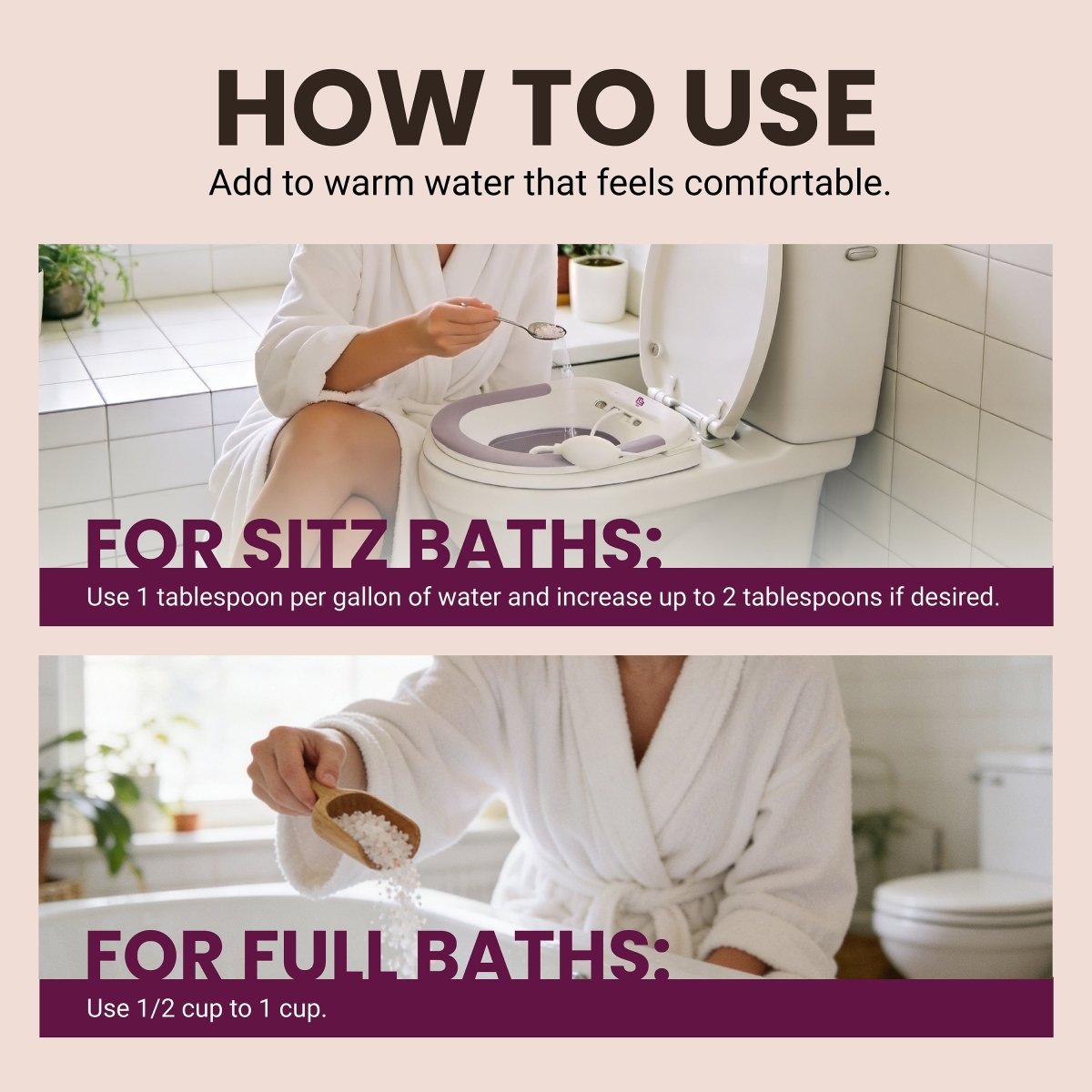 Sitz Bath Salts Powder